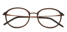 Load image into Gallery viewer, Brown Round Full Rim Unisex Eyeglasses by Lenskart Air Online-118423