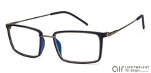 Load image into Gallery viewer, Silver Rectangle Full Rim Unisex Eyeglasses by Lenskart Air Online-118430