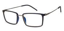 Load image into Gallery viewer, Silver Rectangle Full Rim Unisex Eyeglasses by Lenskart Air Online-118430
