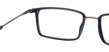 Load image into Gallery viewer, Silver Rectangle Full Rim Unisex Eyeglasses by Lenskart Air Online-118430