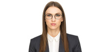 Load image into Gallery viewer, Silver Rectangle Full Rim Unisex Eyeglasses by Lenskart Air Online-118430