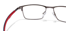 Load image into Gallery viewer, Gunmetal Rectangle Full Rim Unisex Eyeglasses by Vincent Chase Online-118445