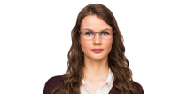 Load image into Gallery viewer, Gunmetal Rectangle Full Rim Unisex Eyeglasses by Vincent Chase Online-118445