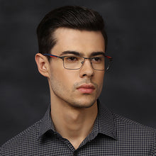 Load image into Gallery viewer, Gunmetal Rectangle Full Rim Unisex Eyeglasses by Vincent Chase Online-118445