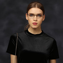 Load image into Gallery viewer, Gunmetal Rectangle Full Rim Unisex Eyeglasses by Vincent Chase Online-118445