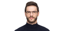 Load image into Gallery viewer, Gunmetal Rectangle Full Rim Unisex Eyeglasses by Vincent Chase VC-127141