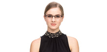 Load image into Gallery viewer, Red Rectangle Half Rim Unisex Eyeglasses by Vincent Chase VC-119598