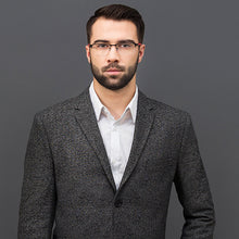 Load image into Gallery viewer, Red Rectangle Half Rim Unisex Eyeglasses by Vincent Chase VC-119598