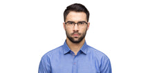 Load image into Gallery viewer, Red Rectangle Half Rim Unisex Eyeglasses by Vincent Chase VC-119598