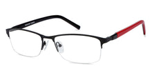 Load image into Gallery viewer, Red Rectangle Half Rim Unisex Eyeglasses by Vincent Chase VC-119598