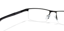 Load image into Gallery viewer, Black Rectangle Half Rim Unisex Eyeglasses by Vincent Chase VC-119613