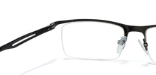 Load image into Gallery viewer, Black Rectangle Half Rim Unisex Eyeglasses by Vincent Chase VC-119622