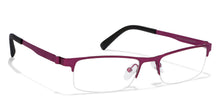Load image into Gallery viewer, Purple Rectangle Half Rim Unisex Eyeglasses by Vincent Chase VC-119629