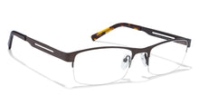 Load image into Gallery viewer, Gunmetal Rectangle Half Rim Unisex Eyeglasses by Vincent Chase Essentials-119656