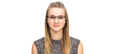 Load image into Gallery viewer, Black Rectangle Half Rim Unisex Eyeglasses by Vincent Chase Online-119661