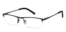 Load image into Gallery viewer, Black Rectangle Half Rim Unisex Eyeglasses by Vincent Chase Online-119661