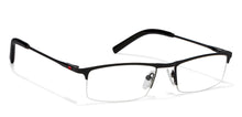 Load image into Gallery viewer, Black Rectangle Half Rim Unisex Eyeglasses by Vincent Chase Online-119661