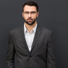 Load image into Gallery viewer, Black Rectangle Half Rim Unisex Eyeglasses by Vincent Chase Online-119661