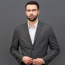 Load image into Gallery viewer, Brown Rectangle Half Rim Unisex Eyeglasses by Vincent Chase VC-119662