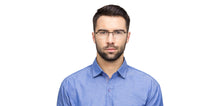 Load image into Gallery viewer, Brown Rectangle Half Rim Unisex Eyeglasses by Vincent Chase VC-119662