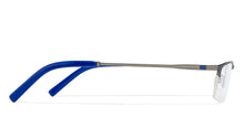 Load image into Gallery viewer, Gunmetal Rectangle Half Rim Unisex Eyeglasses by Vincent Chase VC-119664