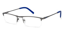 Load image into Gallery viewer, Gunmetal Rectangle Half Rim Unisex Eyeglasses by Vincent Chase VC-119664