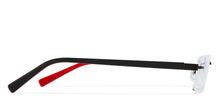 Load image into Gallery viewer, Black Rectangle Rimless Unisex Eyeglasses by Vincent Chase Online-119674