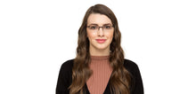 Load image into Gallery viewer, Black Rectangle Half Rim Unisex Eyeglasses by Vincent Chase Online-119709