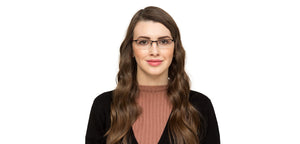 Black Rectangle Half Rim Unisex Eyeglasses by Vincent Chase Online-119709