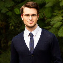 Load image into Gallery viewer, Black Rectangle Half Rim Unisex Eyeglasses by Vincent Chase Online-119709