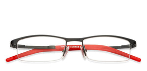 Black Rectangle Half Rim Unisex Eyeglasses by Vincent Chase Online-119709