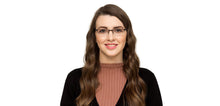 Load image into Gallery viewer, Black Rectangle Half Rim Unisex Eyeglasses by Vincent Chase Online-119710