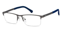 Load image into Gallery viewer, Gunmetal Rectangle Half Rim Unisex Eyeglasses by Vincent Chase VC-119719