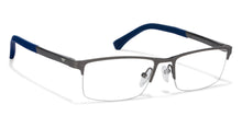 Load image into Gallery viewer, Gunmetal Rectangle Half Rim Unisex Eyeglasses by Vincent Chase VC-119719