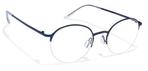 Black Round Half Rim Unisex Eyeglasses by Vincent Chase Online-119723