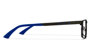 Black Rectangle Full Rim Unisex Eyeglasses by Vincent Chase Online-119728