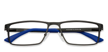 Load image into Gallery viewer, Black Rectangle Full Rim Unisex Eyeglasses by Vincent Chase Online-119728