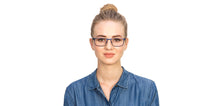Load image into Gallery viewer, Blue Rectangle Full Rim Unisex Eyeglasses by Vincent Chase VC-119730