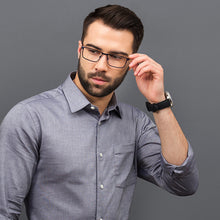 Load image into Gallery viewer, Blue Rectangle Full Rim Unisex Eyeglasses by Vincent Chase VC-119730