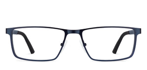 Blue Rectangle Full Rim Unisex Eyeglasses by Vincent Chase VC-119730