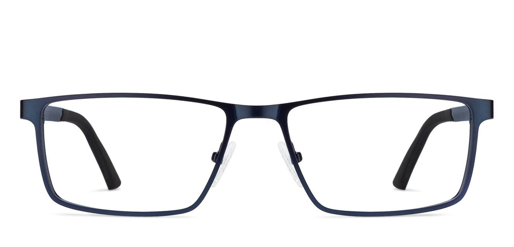 Blue Rectangle Full Rim Unisex Eyeglasses by Vincent Chase VC-119730