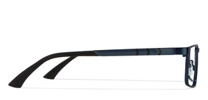 Blue Rectangle Full Rim Unisex Eyeglasses by Vincent Chase VC-119730