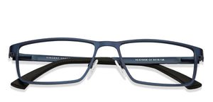 Blue Rectangle Full Rim Unisex Eyeglasses by Vincent Chase VC-119730