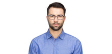 Load image into Gallery viewer, Blue Rectangle Full Rim Unisex Eyeglasses by Vincent Chase VC-119730