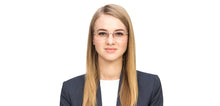 Load image into Gallery viewer, Gold Rectangle Half Rim Unisex Eyeglasses by Vincent Chase Online-120782