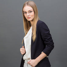 Load image into Gallery viewer, Gold Rectangle Half Rim Unisex Eyeglasses by Vincent Chase Online-120782