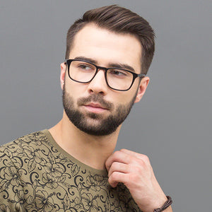 Black Wayfarer Full Rim Unisex Eyeglasses by Vincent Chase Online-119932