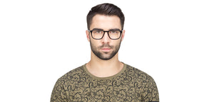 Black Wayfarer Full Rim Unisex Eyeglasses by Vincent Chase Online-119932