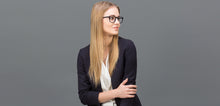 Load image into Gallery viewer, Black Wayfarer Full Rim Unisex Eyeglasses by Vincent Chase Online-119932