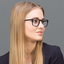 Load image into Gallery viewer, Black Wayfarer Full Rim Unisex Eyeglasses by Vincent Chase Online-119932